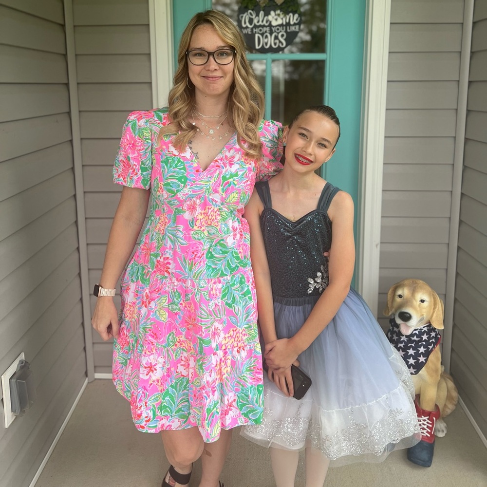 Lilly Pulitzer Nalani Short Sleeve Cotton Dress - Journey to the Jungle - Size 8 - Picture 9 of 9